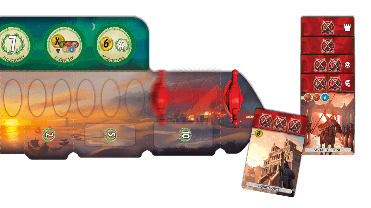 7 Wonders Duel Juego de Mesa Asmodee