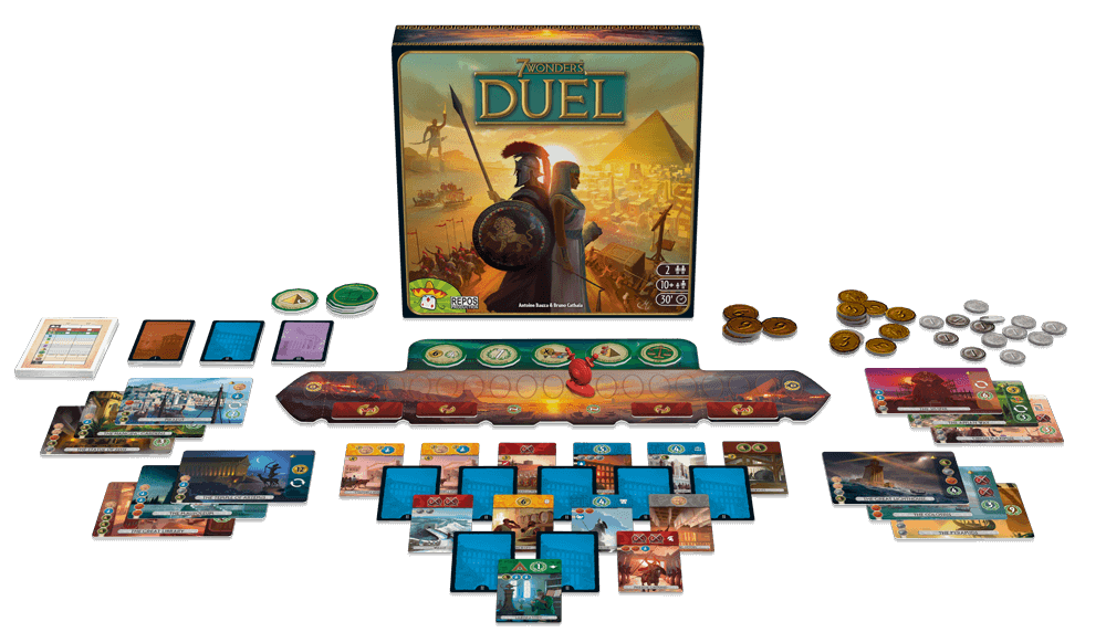 7 Wonders Duel Juego de Mesa Asmodee
