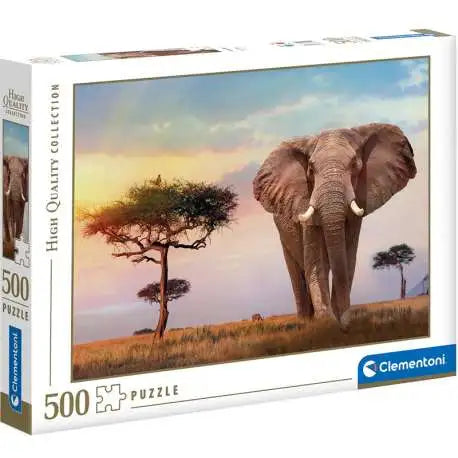 Atardecer en África Rompecabezas Clementoni 500 piezas