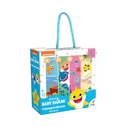 Baby Shark - Rompecabezas 4 en 1