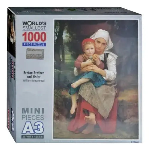 Breton Brother and Sister Rompecabezas Miniatura 1000 Piezas Tomax