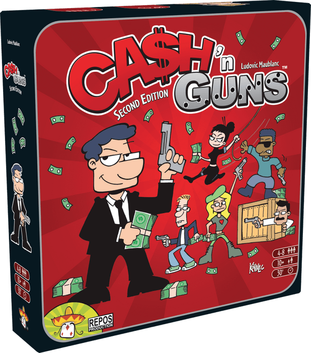 Cash n Guns (2nd Edition) Juego de Mesa Asmodee