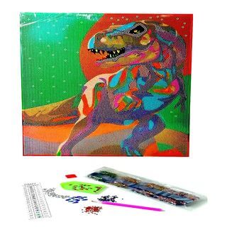 Dinosaurio Arte Diamante Educa