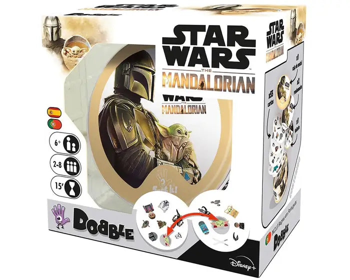 Dobble Star Wars The Mandalorian Juego de Mesa Asmodee