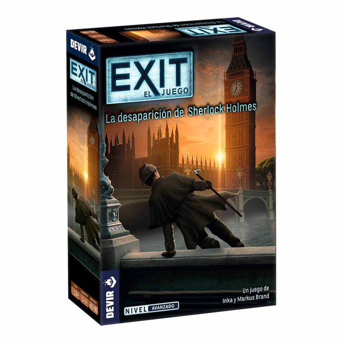 EXIT La Desaparición de Sherlock Holmes Juego de Mesa Devir