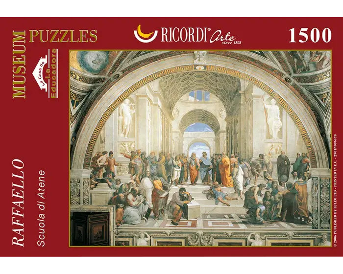 Escuela Atenas Raffaello Rompecabezas 1000 Piezas Ricordi