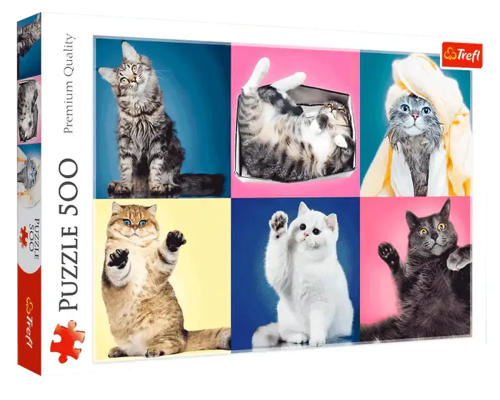 Gatos Rompecabezas 500 Piezas Trefl