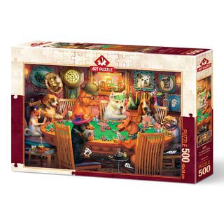 Jugada de Perros Rompecabezas 500 Piezas Art Puzzle