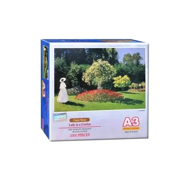 Lady in a Garden Rompecabezas Miniatura 1000 Piezas Tomax