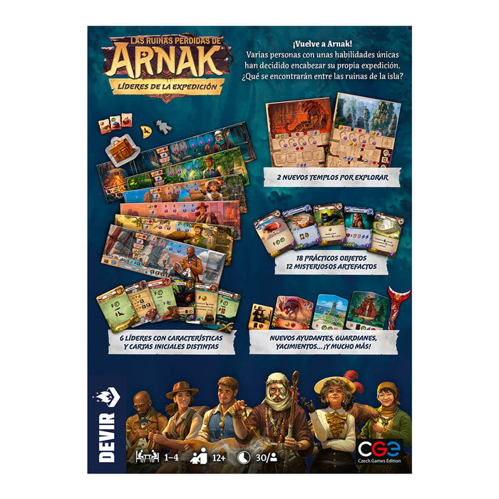 Las Ruinas Perdidas De Arnak: Líderes de la Expedición - PREVENTA - Juego de mesa