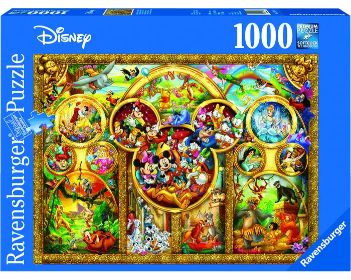 Los Mejores Temas de Disney Rompecabezas 1000 Piezas Ravensburger