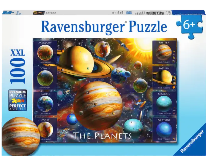 Los Planetas Rompecabezas 100 piezas XXL Ravensburger