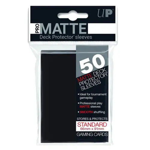 Ultra Pro Pro-Matte Standard Black 50 piezas