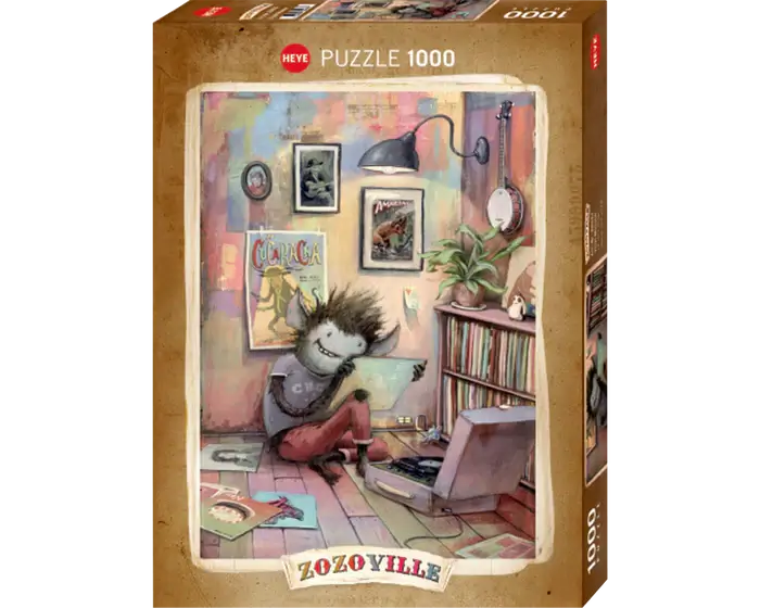 Monstruo de Vinilo Zozoville Rompecabezas 1000 Piezas Heye