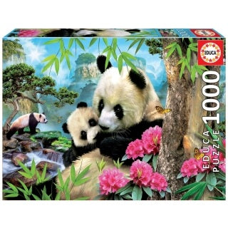 Osos Panda Rompecabezas 1000 piezas Educa