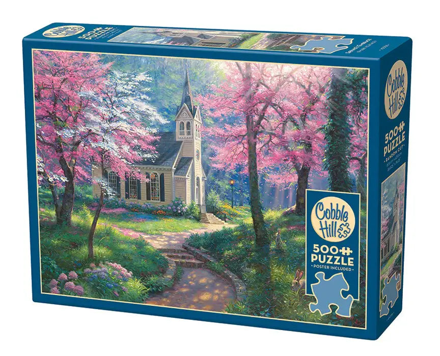 Recibiendo la Primavera Rompecabezas 500 Piezas Cobble Hill
