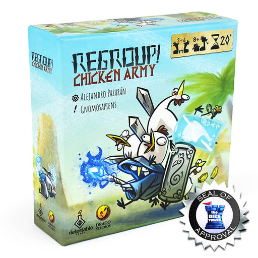 Regroup! Chicken Army Juego de Mesa Draco Studios