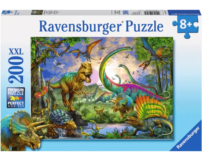 Reino de los Dinosaurios Rompecabezas 200 Piezas XXL Ravensburger