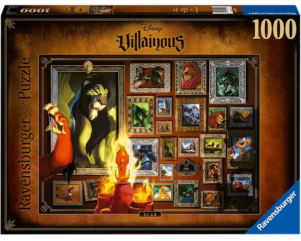Scar Villanos Disney Rompecabezas 1000 piezas Ravensburger
