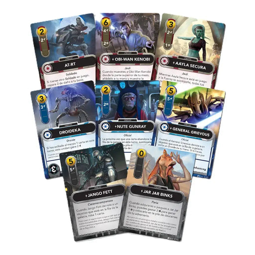 Star Wars The Deckbuilding Game Clone Wars Juego de Mesa Asmodee