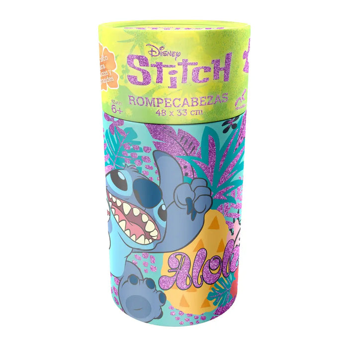 Stich Rompecabezas en Cilindro Cartón Novelty