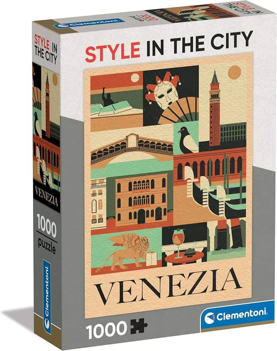 Style City Venecia Rompecabezas Clementoni Compact Pro Ecología 1000 Piezas