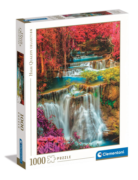 Thailandia Cascadas coloridas Rompecabezas Clementoni 1000 Piezas