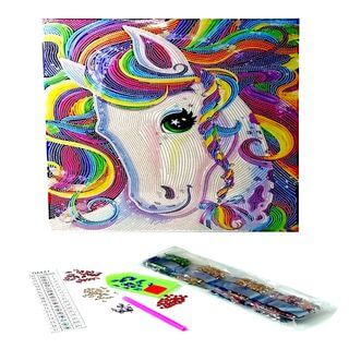 Unicornio Arte Diamante Educar