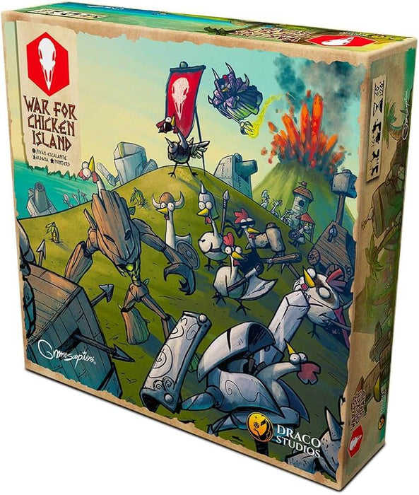 War For Chicken Island Juego de Mesa Draco Studios