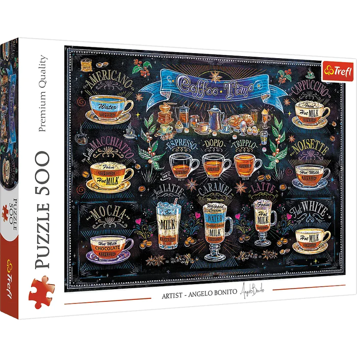 Café rompecabezas 500 Piezas Trefl