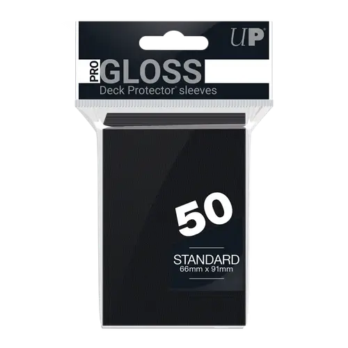 Micas protectoras de cartas negras tamaño standard ultra pro
