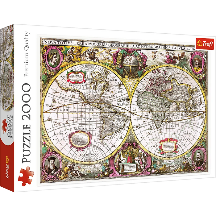 Mapa del Mundo 1630 - Rompecabezas 2000 Piezas