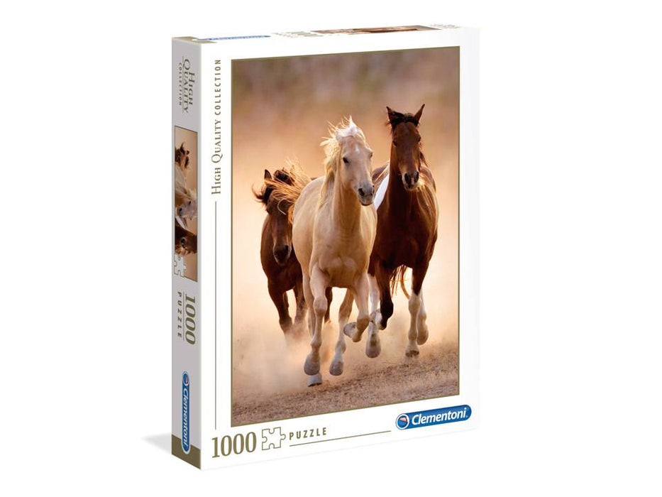 Caballos Galopando - Rompecabezas de 1000 Piezas