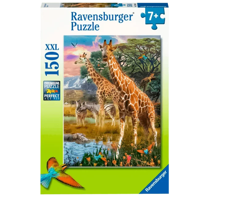 Jirafas en África - Rompecabezas 150 Piezas