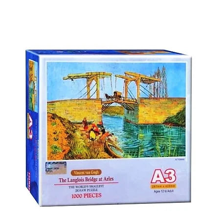 The Langlois Bridge at Arles - Rompecabezas Miniatura 1000 Piezas