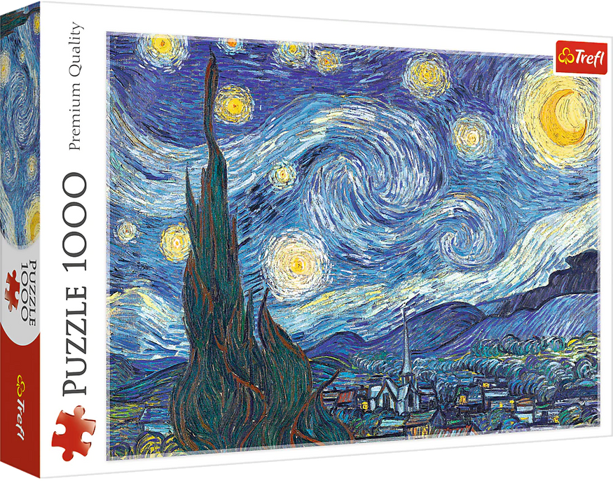 La Noche Estrellada Van Gogh Rompecabezas 1,000 Piezas Trefl