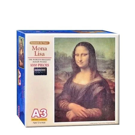 Mona Lisa - Rompecabezas Miniatura 1000 Piezas