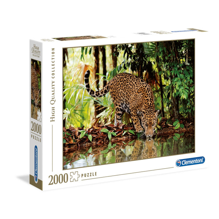 Reflejo de Leopardo - Rompecabezas 2000 Piezas