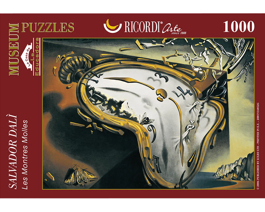 Reloj Flexible Salvador Dali - Rompecabezas 1000 Piezas