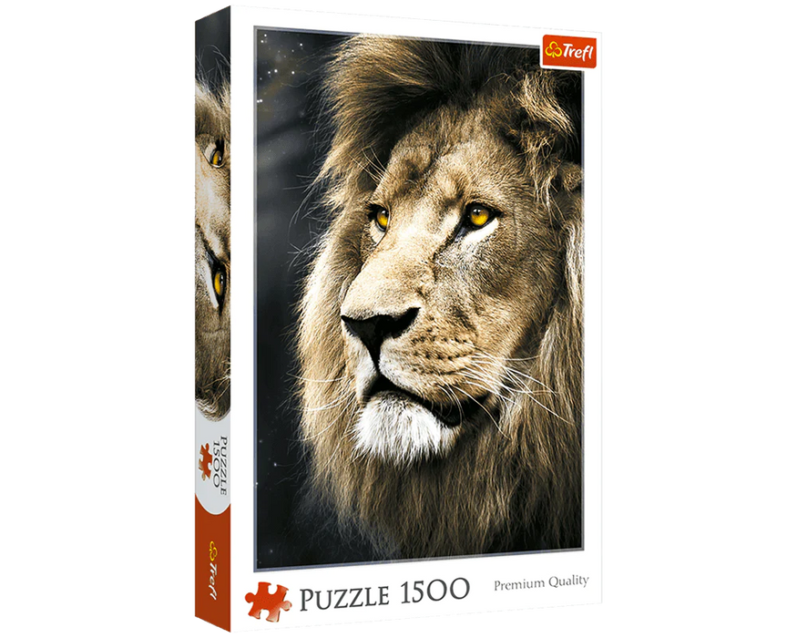 Retrato de León Rompecabezas de 1500 Piezas Trefl