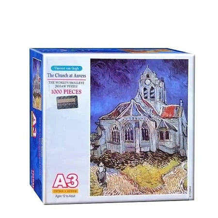 The Churtch at Auvers - Rompecabezas Miniatura 1000 Piezas