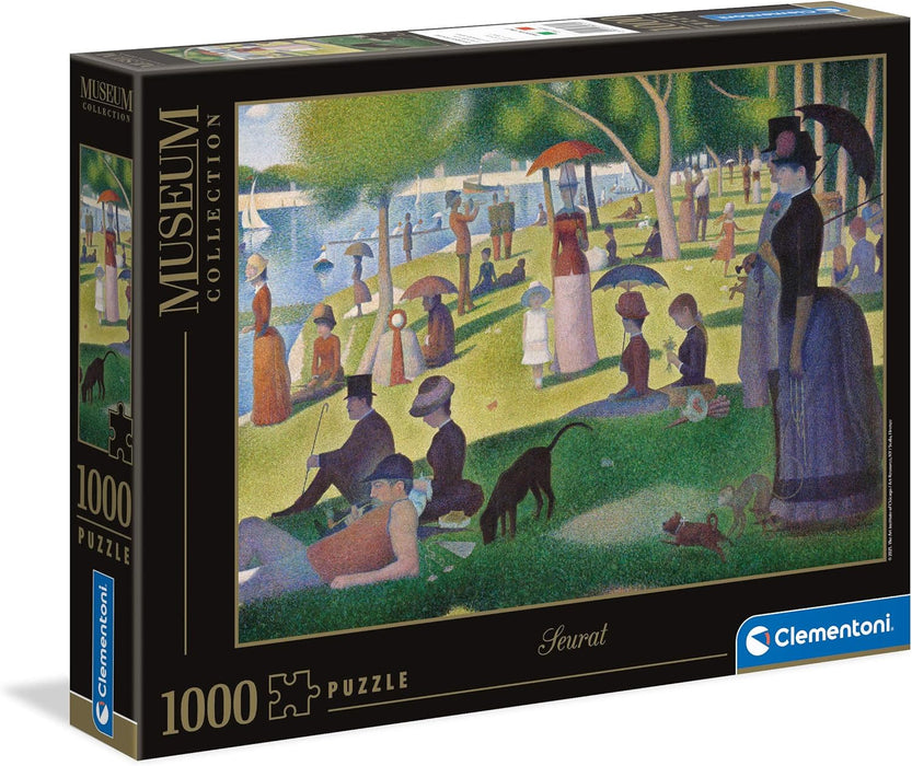 Tarde de domingo en la isla de la Grande Jatte Seurat - 1000 Piezas Clementoni