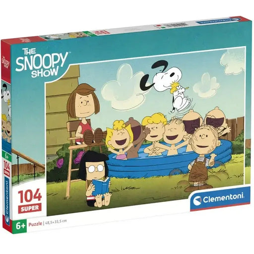 104 SUPER Peanuts Snoopy Show Rompecabezas 104 Piezas Celmentoni