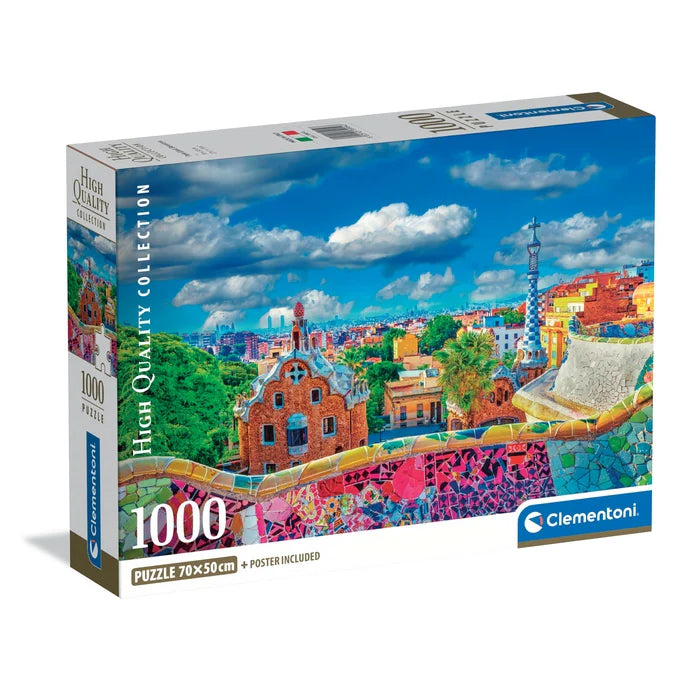 Park Güell, Barcelona -  Rompecabezas 1000 Piezas Compact Pro