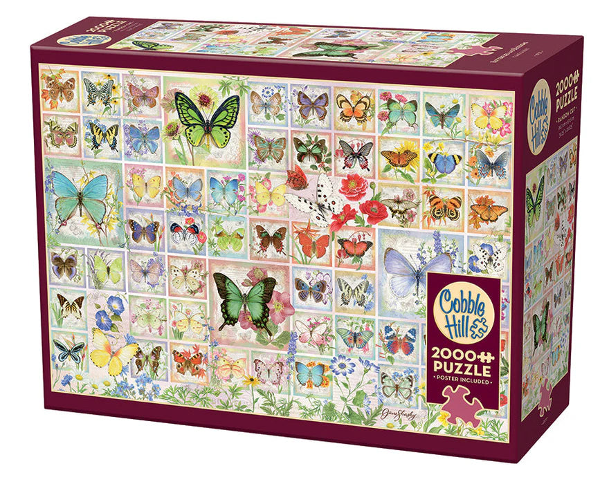 Mariposas y Flores - Rompecabezas 2000 Piezas