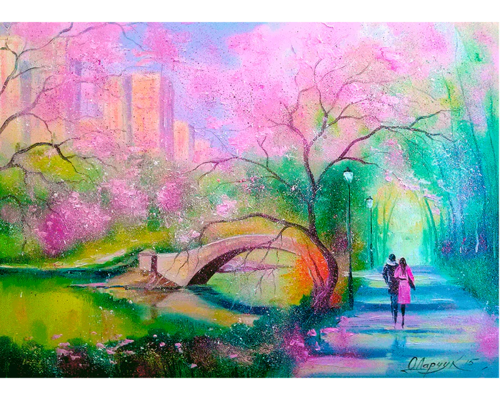 Paseo por el Parque de la Ciudad - Rompecabezas 1000 Piezas Enjoy Puzzle