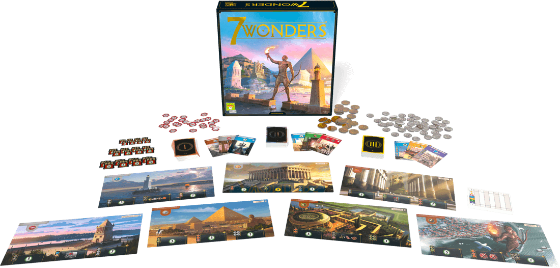 7 Wonders Juego de Mesa Repos Production