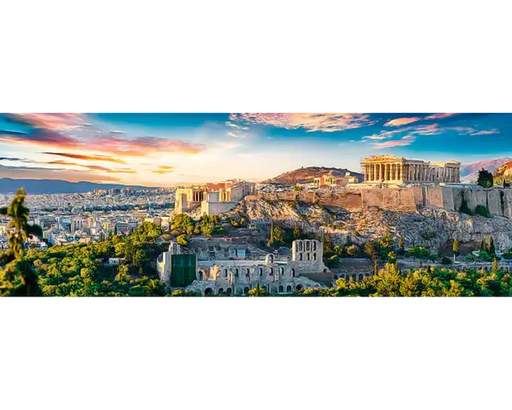 Acrópolis de Atenas Rompecabezas Panorámico Trefl