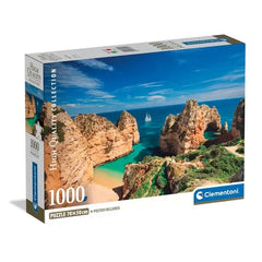 Algarve Bay Rompecabezas Compact Pro Ecología 1000 Piezas Clementoni