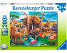 África en el Estanque Rompecabezas 200 Piezas XXL  Ravensburger